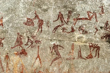 Arte rupestre San, Sudáfrica